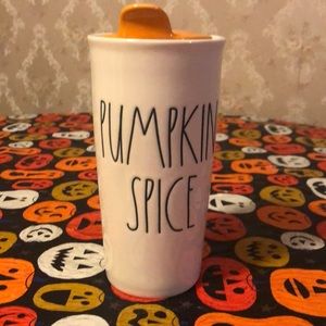 Rae Dunn “pumpkin spice” travel mug
